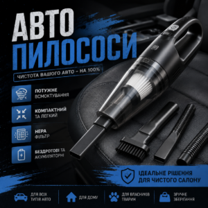 Автомобільні пилососи