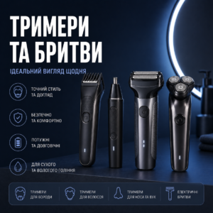 Тримери та бритви