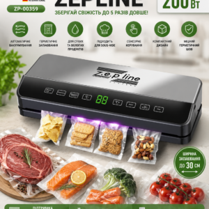 Вакууматор Zepline ZP-00359 – професійне зберігання продуктів у домашніх умовах