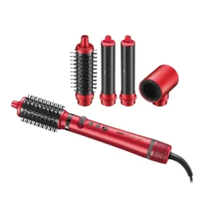 Фен-щітка мультистайлер VGR V-475 Red 5в1 з іонізацією та Coanda ефектом, 1500W ВТ
