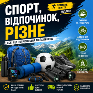 Спорт, відпочинок,різне