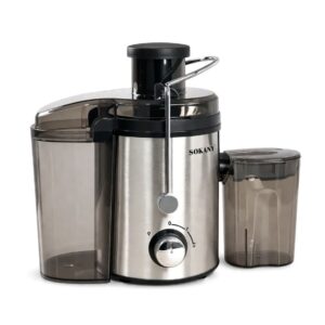 Соковитискач центрифужний Sokany SK-JB-175 500 Вт, 2 швидкості, широка горловина 75 мм, нержавіюча сталь