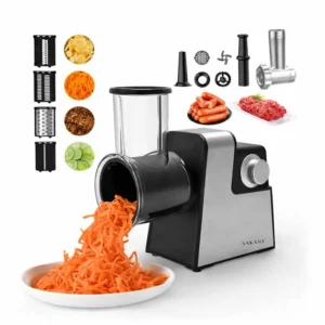 М’ясорубка електрична SOKANY SK-06010 з насадкою-шинковкою та терками, 2500 Вт