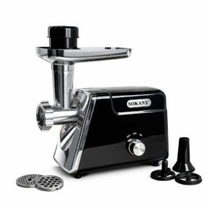 М’ясорубка електрична SOKANY SK-06044 2800 Вт з насадками для ковбас та кеббе