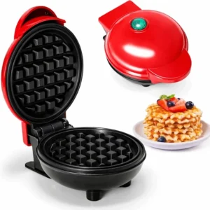 Міні вафельниця Vaffle Maker Mini для бельгійських та віденських вафель з антипригарним покриттям (GM)