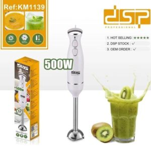 Блендер занурювальний DSP KM-1139 500 Вт з металевою ніжкою, 2 швидкості, ручний кухонний блендер ВТ