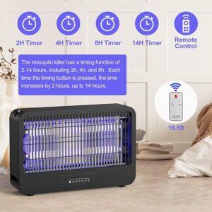 Електрична UV-пастка для комах DSP KD3099, 20 Вт, до 100 м², з пультом ДК, настінне та настільне встановлення BT