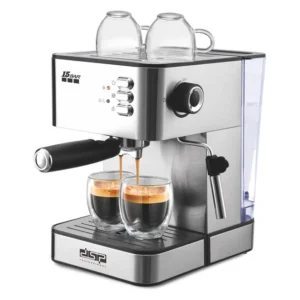 Кавоварка ріжкова DSP Espresso Coffee Maker KA3091 з капучинатором, 850 Вт, 15 бар ВТ