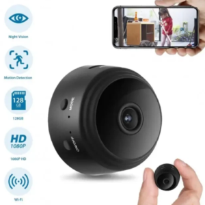 Міні камера відеоспостереження A9 Wi-Fi Full HD 1080p з нічним баченням і датчиком руху, чорна GM