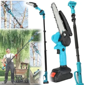 Акумуляторна ланцюгова пилка Electric Saw YH-08 — компактна електропила для обрізки дерев та роботи з деревиною AN